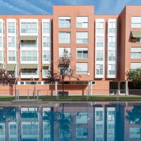 Apartamento Vivienda Con Zona De Trabajo, Piscina Y Parking Madrid Exterior foto